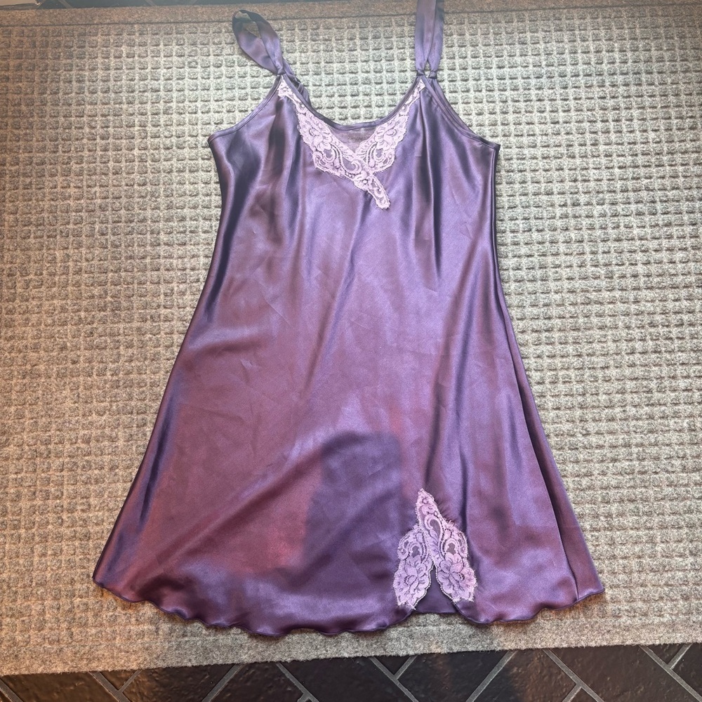 Vintage Sears “Inner Most” Satin Slip Dress – Medium